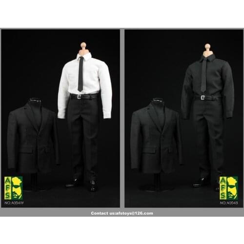POPTOYS 1/6th X34 Black Male Mr. Rich Big Ben Fashion Trendy Office Suit Set Man Model For 12inch Doll Soldier Accessories