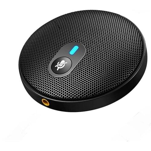 Conference Microphone,PC Capacitor 360°Omnidirectional Microphone,for Desktop Microphone,Video Calls,Zoom Conference,Etc