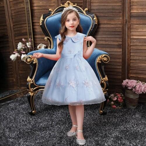 New Pattern Baby Girls Dress Designs Sweet Princess Kids Party Dress For 2 Years Old Comfortable Childrens Pajamas