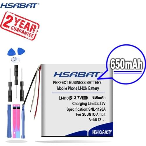 New Arrival [ HSABAT ] 650mAh Replacement Battery for SUUNTO Ambit 1 2 3 2s HR Peak Smart Watch