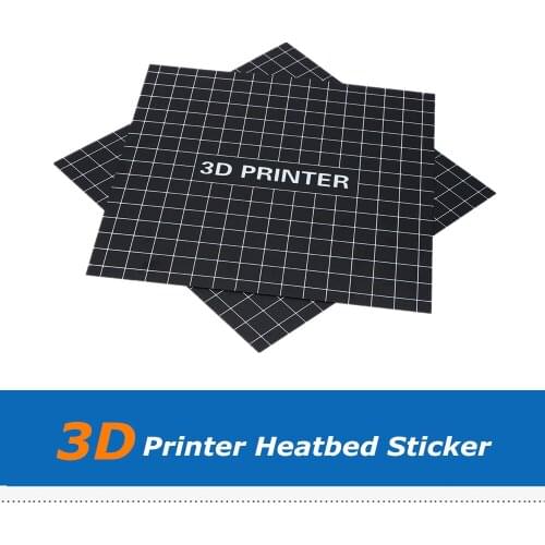 2pcs/lot 300*300mm Black Heat Bed Sticker Hotbed Platform Sheet For A6 A8 E12 Wanhao i3 CR10 Ender 3D Printer Accessory