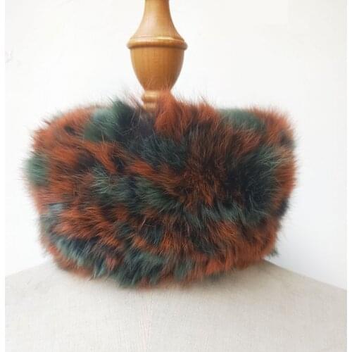 Real Rex Rabbit Fur Round Scarf For Winter Women Warm Genuine Fur Neck Warmer Ladies Knitted Fashion Headbands Female Scarves
