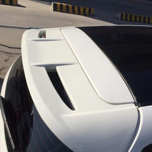 For Ford Fiesta Hatchback Spoiler 2006-2017 High Quality ABS Material Car Rear Trunk Wing Accessories Body Kit