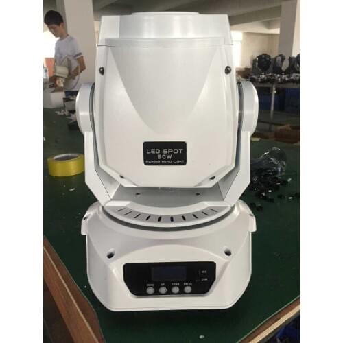 10pcs/lot white housing led light source 90w led spot moving head light beam spot light for nightculb dmx512 dj stage lighting