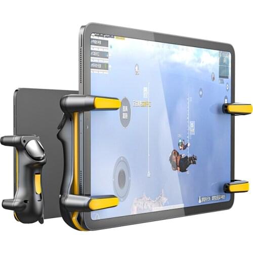 Trigger Controller For Tablet Six Finger Pad Controller Capacitance Adjustable Mobile Game Joystick Grip Accessories