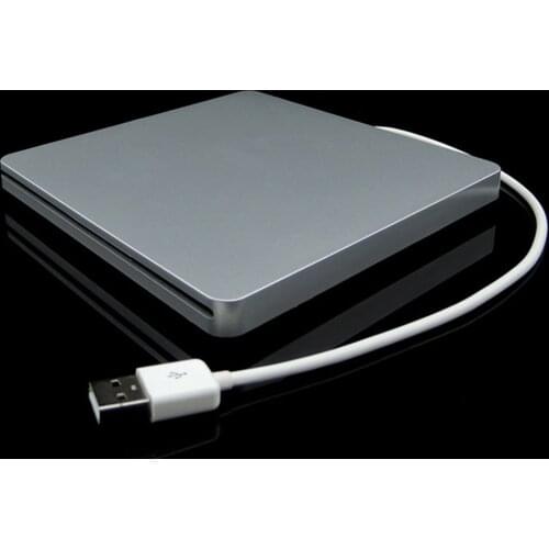 DVD-RW Laptop External DVD Burner Drives Box USB 2.0 Enclosure Case Suction Super Slim USB 2.0 Slot DVD Portatil Drive blu ray