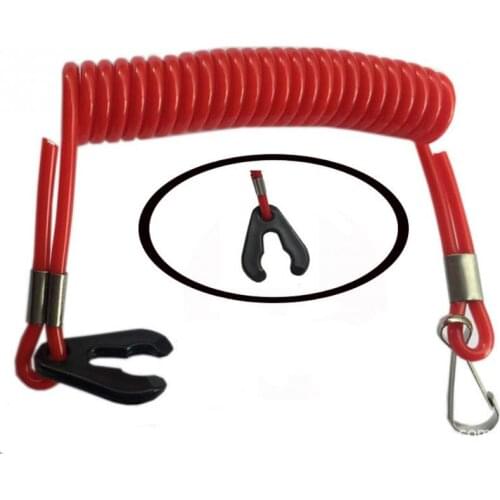 1pcs Motor Boat Kill Stop Switch and Safety Tether Lanyard for Yamaha Outboard Motor Parts