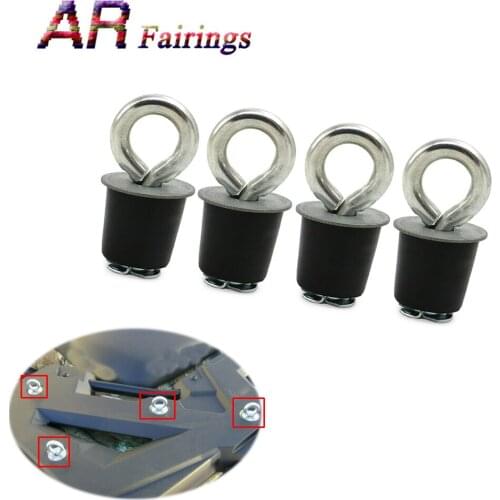 For Polaris Sportsman RZR ACE ATVs Snowmobile Lock And Ride Tie Down Anchors Type Cargo Racks Eye Bolt Fasteners 5/16" x 2 1/8"