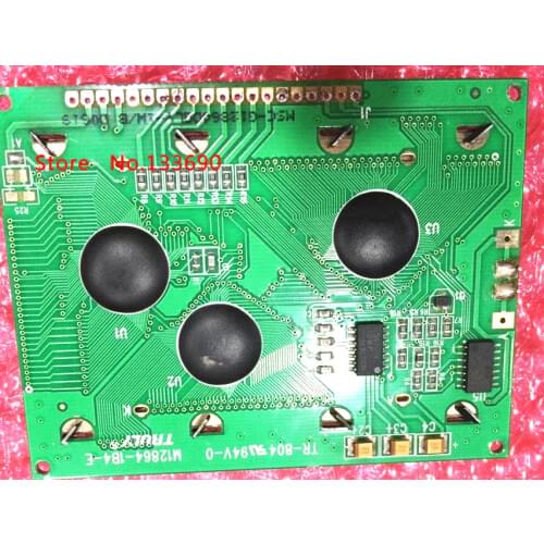 Replacement lcd display TRULY M12864-1B4-E MSC-G12864DGLY-1W MSC-G12864DGLY-1B for industrial device