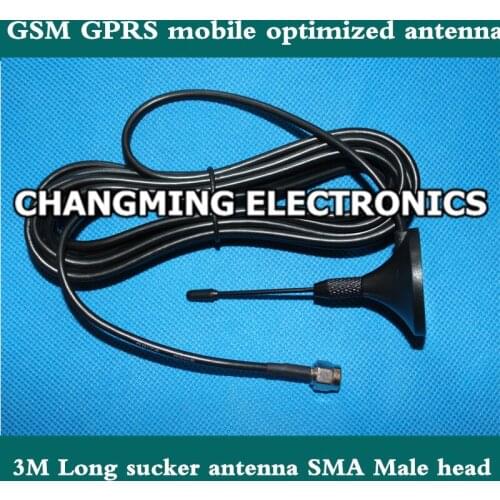 3m 900\1800 MHZ GSM little sucker antenna 8.7cm SMA male head special mobile optimal antenna(working 100% Free Shipping)5PCS