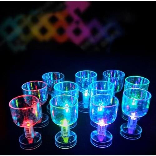 50ml Cool Creative Flashing Cup Color Change Eye-catching LED Special Flashing Mug for Pub Kitchen Supplies Accessories Products