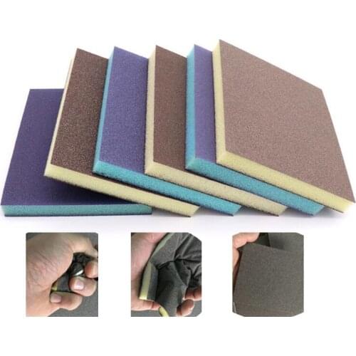 Abrasives Two Side Sanding Sponge Extremely Fine and Uniform Finishes on Wood, Metal, Paint and Plastics
