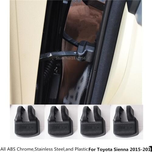 Free Shipping For Toyota Sienna 2015 2016 2017 Car Anti Rust Water Proof Door Lock Key Keys Plastic Buckle Limit Device Trim