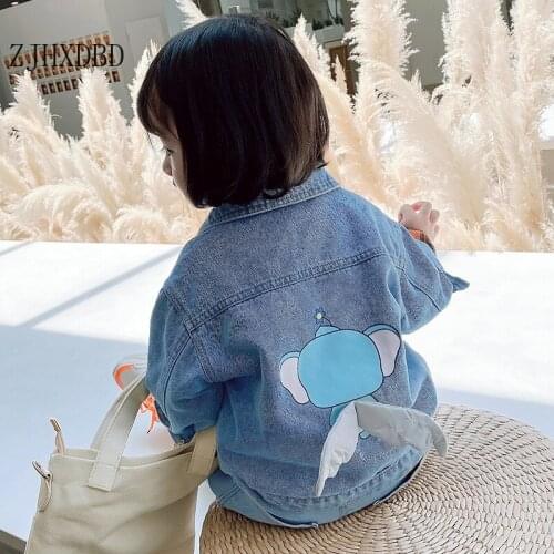 Baby Jacket Kids Coat Toddler Girl Autumn Clothes New Boys Jacket Girls Coats Denim Boy Tops Outerwear Cotton Children Outfits