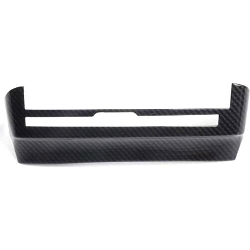 For Lexus ES 2018 2019 Car Central Console CD Panel Frame Cover Decal Sticker Interior Auto Accessory