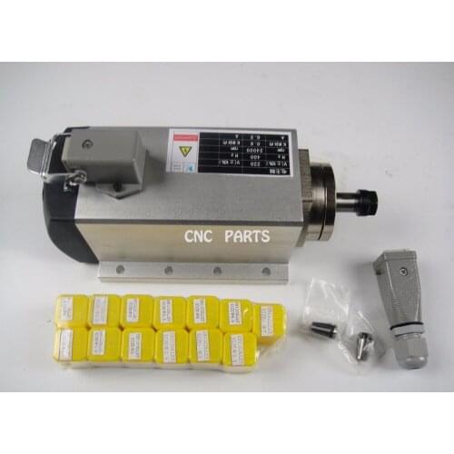 CNC milling spindle ER11 800w air cooling spindle motor r+ 13 pieces ER11collets