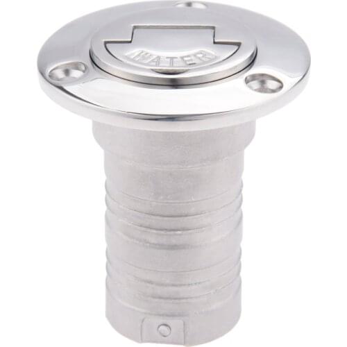 Gohantee 1.5 (1/2)" 38mm Rowing Boat Deck Water Fill Filler Keyless Cap Marine 316 Stainless Steel Boat Accessories Marine Yacht