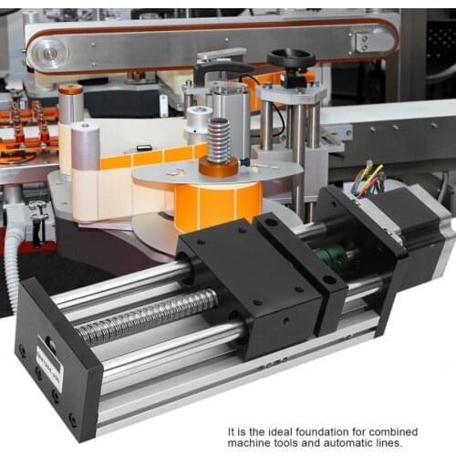 Linear Motion Aluminum Alloy Double Shaft Ball Screw Linear Guide Rail with 57 Motor for Automation Industry Guide Rail