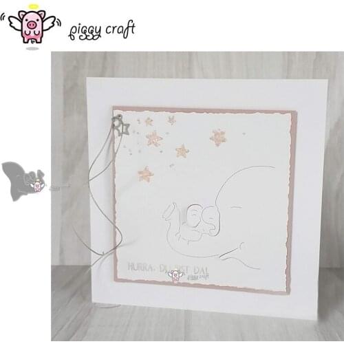 Piggy Craft metal cutting dies cut die mold Elephant decoration Scrapbook paper craft knife mould blade punch stencils dies