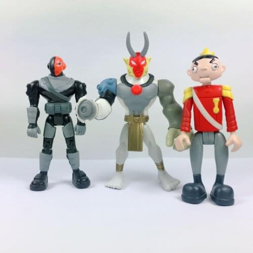 Lot of 3pcs Teening Titans GO 3.5" Action Figures Slade Puppet King Master of the Game Doll Toys