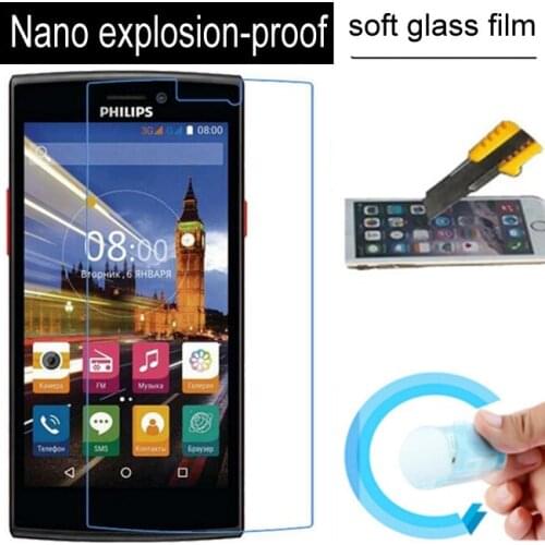 Nano Explosion-proof Soft Glass Screen Protector Protective Lcd Film For Philips S337 V787 S308 S309 Sapphire S616 Xenium V377
