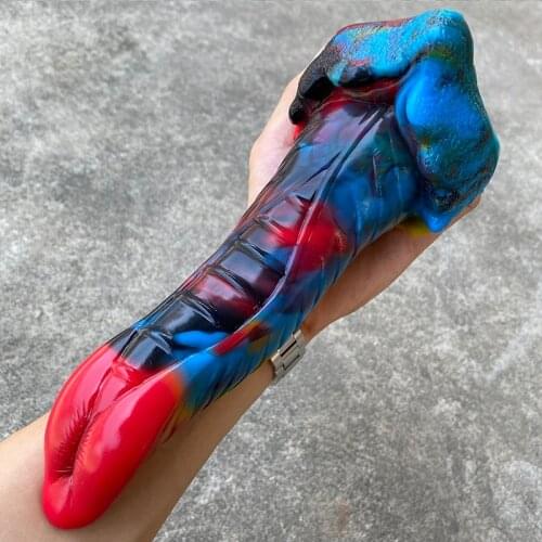 Sex Shop Huge Animal Dildo Anal Plug Colorful Soft Silicone Sex Toys For Men Lesbian Masturbater Vaginal G-Spot Anal Massager 18