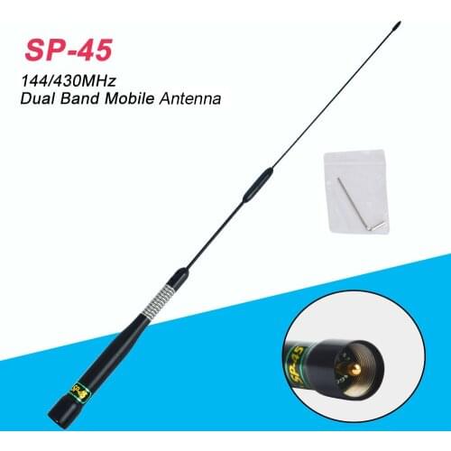 Original Nagoya Mobile Radio Antenna SP-45 Dual Band 2.15/5dBi High Gain Aerial for FT-7800R TM-271 TM-471 TH-9800 VV-985
