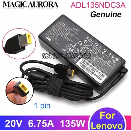 Original 20V 6.75A ADLX90NLT3A AC Adapter Charger ADL135SCC3A ADL135NLC3A For Lenovo IDEAPAD Y50-70 Y70-70 THINKPAD T440P T460P