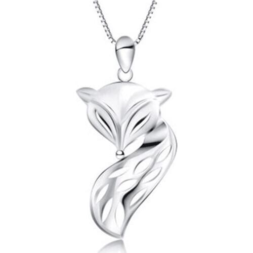 MENGYI New Fashion Charm Fox Pendant Necklace For Women Cute Unique Animal Necklaces Anniversary Gift Party Jewelry