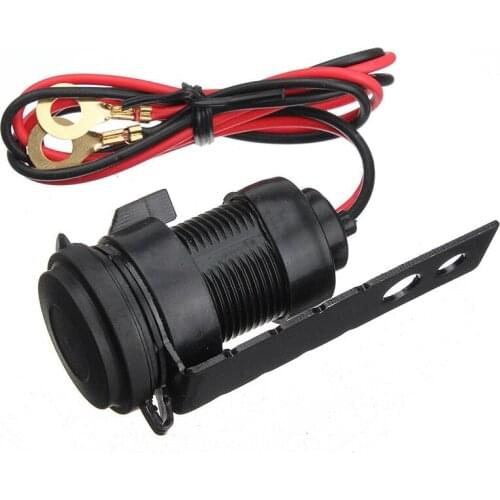 12V Black Waterproof Motorcycle Handlebar Cell Phone USB Charger Power Adapter high quality suitable for moto