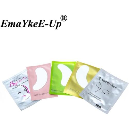 200pairs Makeup Eyelash Extension Paper Patches Grafted Eye Stickers Eyelash Under Eye Pads Eye Paper Patches Tips Sticker Tools