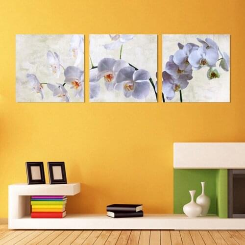 3 Piece Canvas Wall Art Modern Flowers Canvas Paintings Dinning Room Decorative Pictures HD Prints With Framed F-179