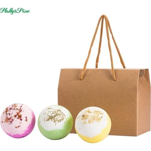 3X120g bath bombs, luxury bath experience , aromatic scents, moisturizing ingredients, handmade, gift sets