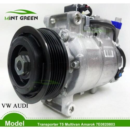 AC A/C Air Conditioning Compressor Cooling Pump For Volkswagen MULTIVAN V 7HM 7HN 7HF 7EF 7EM 7EN 2.0 TDI 7E0820803 7E0820803F