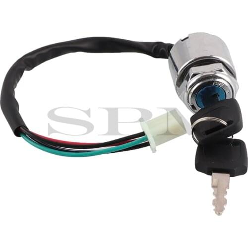 ATV ATV Kart Modification Accessories Universal Iron Four-wire Fire Start Ignition Switch Electric Door Lock Key