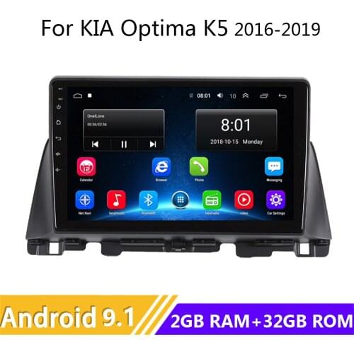 2G+32G Android 9.1 Car Radio dvd for KIA K5 Optima 2016-2019 9 inch 2Din Radio Stereo GPS Navigation Car Multimedia Video Player