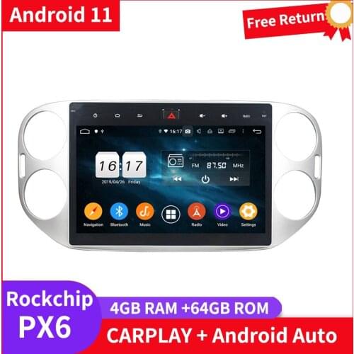 Klyde PX6 For VW Tiguan 2din DVD Navi GPS Car Android Auto Radio Multimedia Mirror Link Carplay Bluetooth Head Unit