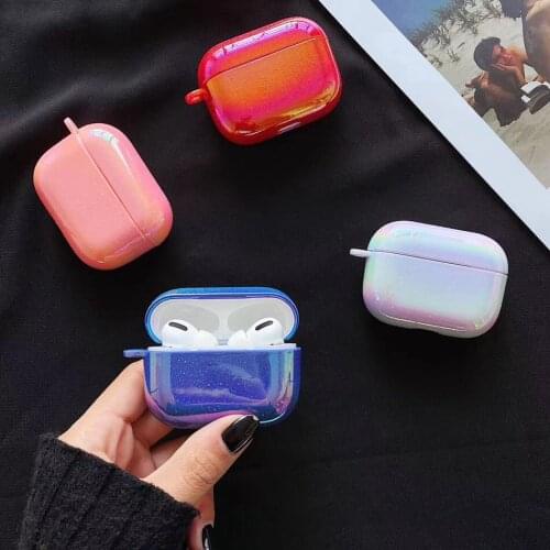 Hard Shell Earphone Protective Case Cover For Apple AirPods 1 2 Pro 3 Symphony Water Drop Bluetooth Wireless Headset cover
