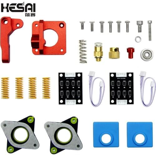 3D Printer Parts MK8 Extruder Upgrade Kit Spring Silicone Sock Stepper Dampers TL-Smoother for Ender 3 CR10 CR-10S Printer