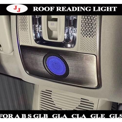 For Benz A B GLB GLA CLA GLE GLS S E class reading light Atmosphere advanced Ambient light cover interior roof lamp frames