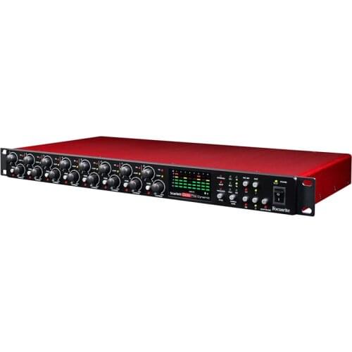Focusrite Scarlett OctoPre Dynamic Professional Mic Pre 8 Channel A-D/D-A Conversion Audio Studio Sing Music Recording Guitar