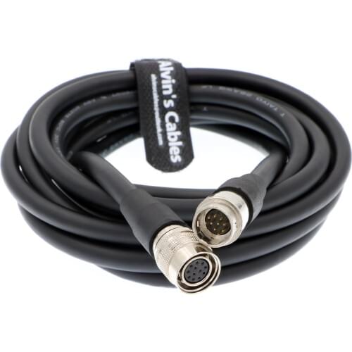Alvins Cables 12Pin hirose Male to Female Coaxial Cable for Network Sony Industrial Camera