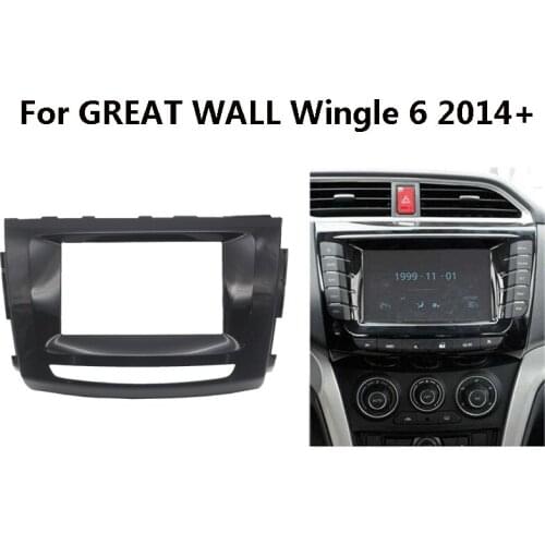 11-544 Car Radio Stereo Face Fascia Surround Trim Kit For GREAT WALL Wingle 6 Stereo Dash CD Trim Installation Frame Bezel