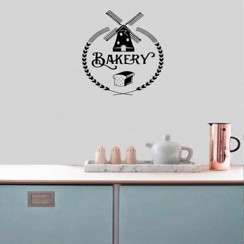 Bakery Shop Wall Sticker Kitchen Wall Decal Home Decor Decoration Revocable For Kitchen Bakery Shop Vinyl Art Mural ov676