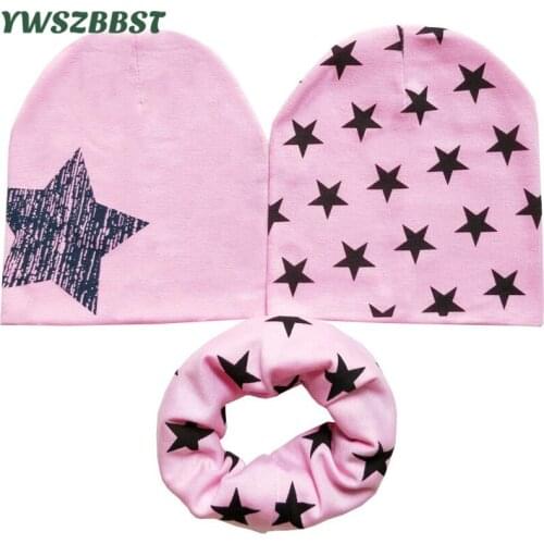 Hot Sale Spring Autumn Baby hats Winter Warm Baby Scarf Girl Hats Boy Caps Child Scarf Collar Kids Caps