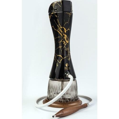 Premıum Marble Black Hookah Kit