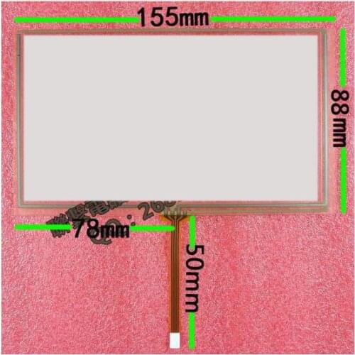 New 6.2 inch 6.5 inch car touch screen Car DVD navigation GPS console screen 155*88