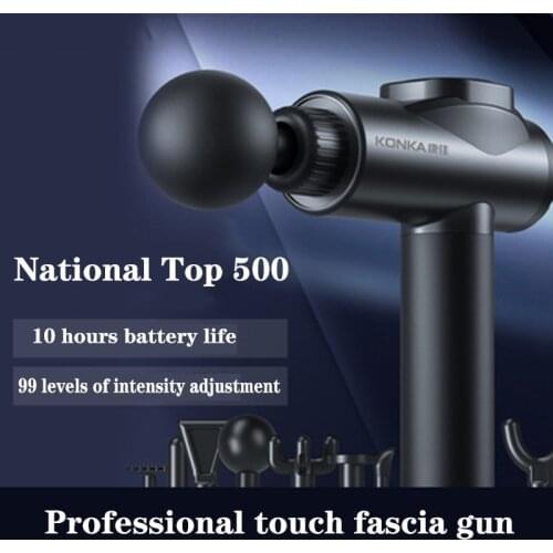 New fascia gun fitness hammer relax muscle exercise fitness massager electric shock home fitness equipment booster massage gun