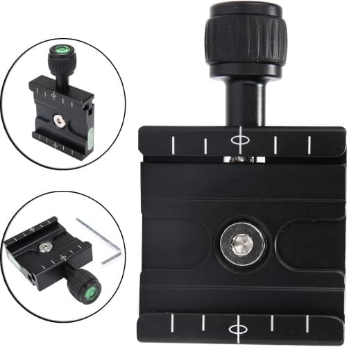 QR-50 Clamp Aluminum Alloy Quick Release Clamp Plate For Arca SWISS Manfrotto Gitzo Tripod Ball Head