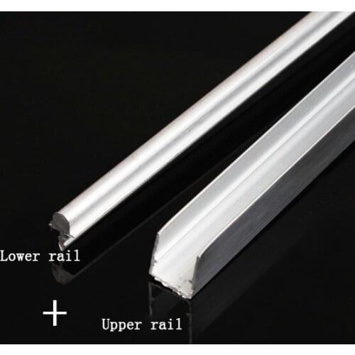 Sliding door slide Wardrobe Wheel track Cupboard Chute Push-pull track Glass door rail Bread cabinet